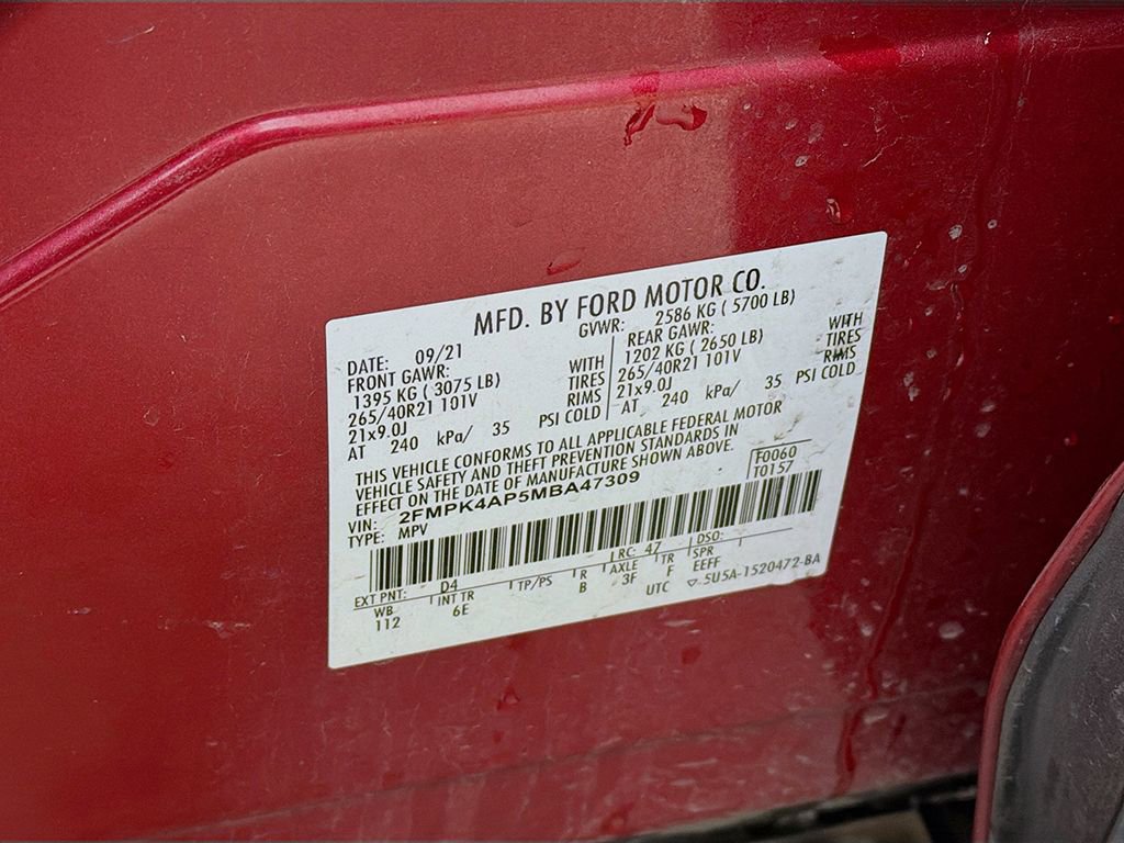 Used 2021 Ford Edge ST w/ Equipment Group 401A image 44