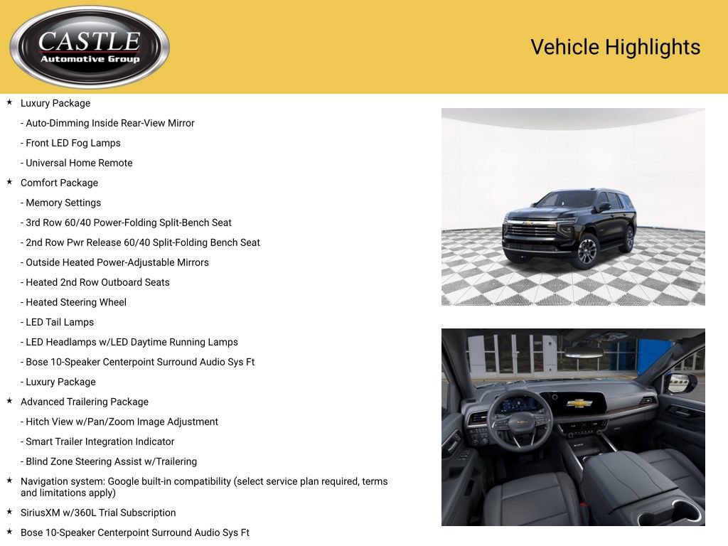New 2026 Chevrolet Tahoe LT w/ Comfort Package image 7