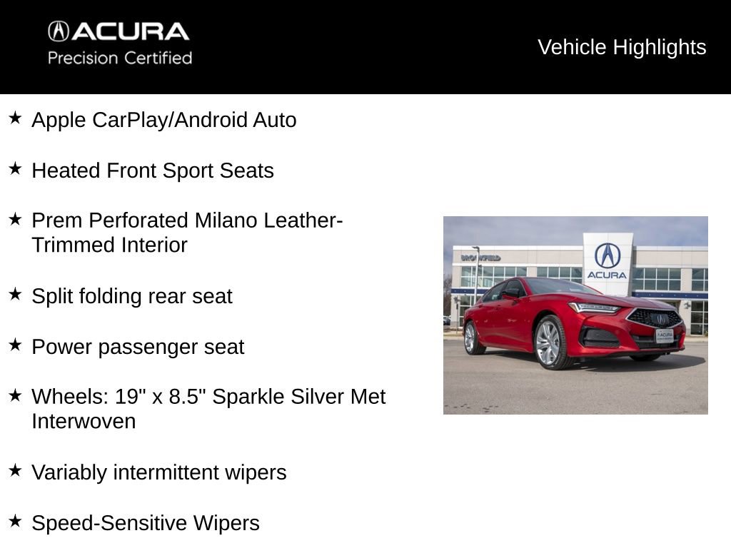 Certified 2021 Acura TLX Technology Package image 21