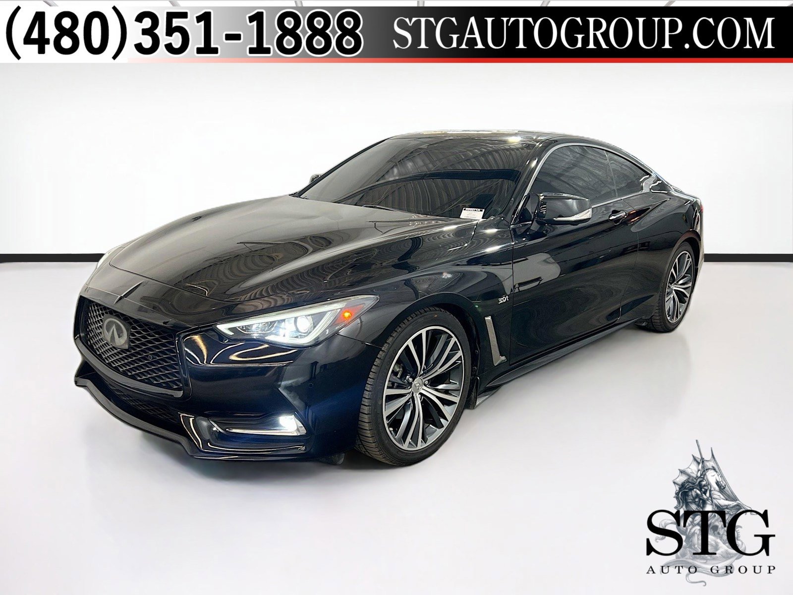 Used 2018 INFINITI Q60 3.0t Luxe w/ Sensory Package 3.0T Luxe