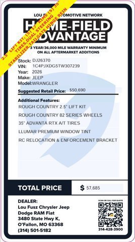 New 2026 Jeep Wrangler Unlimited Sport AWD/4WD image 2