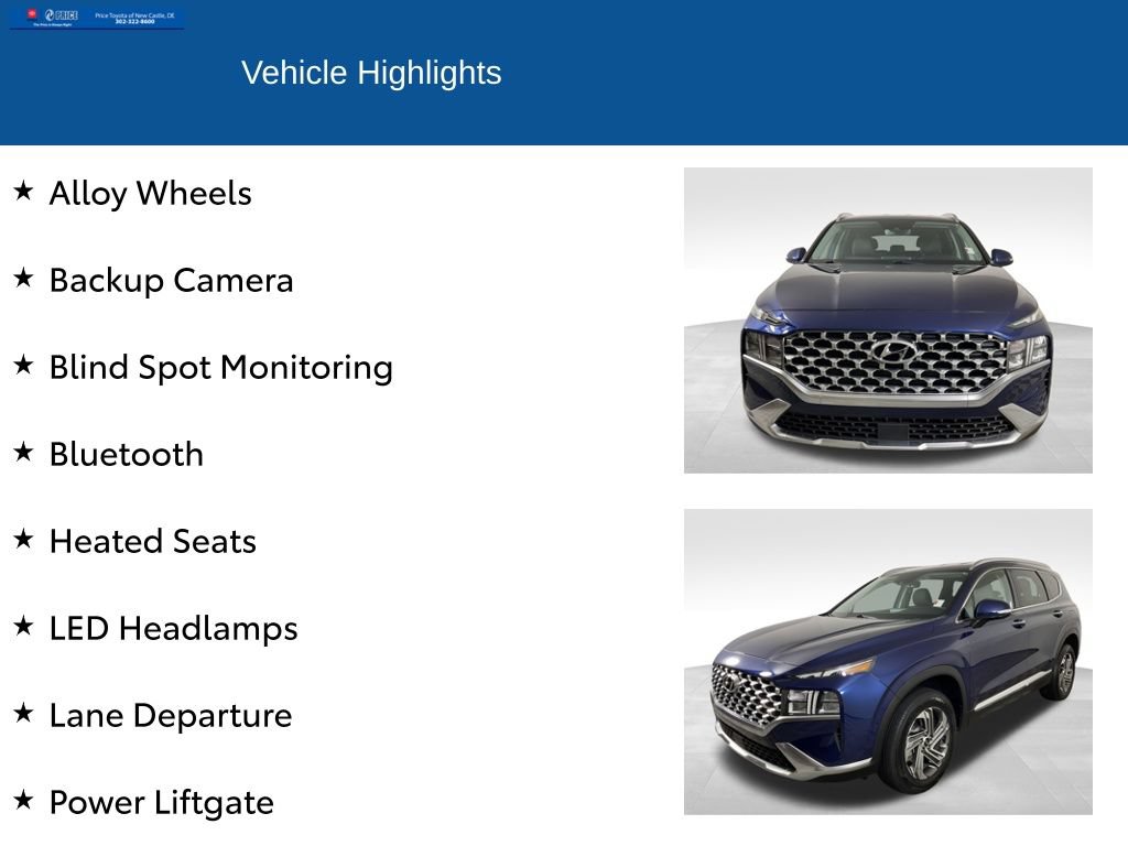 Used 2021 Hyundai Santa Fe SEL w/ Convenience Package AWD/4WD image 2