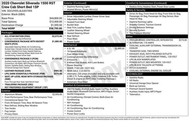 Used 2020 Chevrolet Silverado 1500 RST w/ All-Star Edition AWD/4WD image 37
