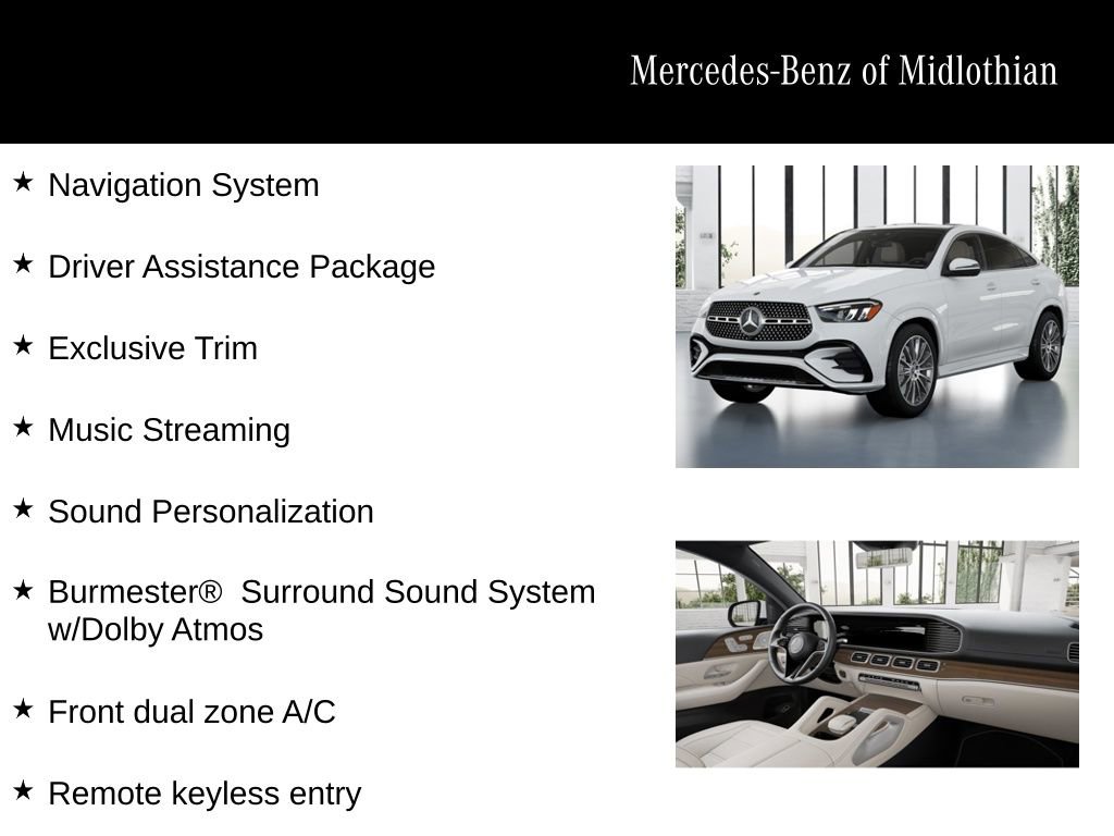 New 2026 Mercedes-Benz GLE 450 GLE 450 Coupe image 6