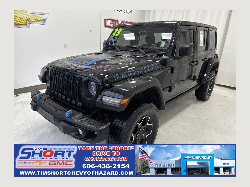 Used 2023 Jeep Wrangler Unlimited Rubicon 4xe w/ Steel Bumper Group image 1