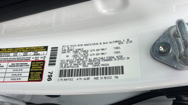 New 2026 Toyota Tacoma TRD Off-Road image 38