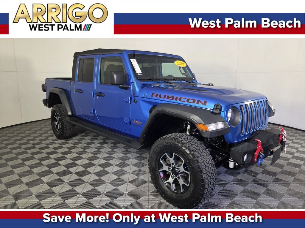 Certified 2020 Jeep Gladiator Rubicon w/ Trailer Tow Package AWD/4WD image 1