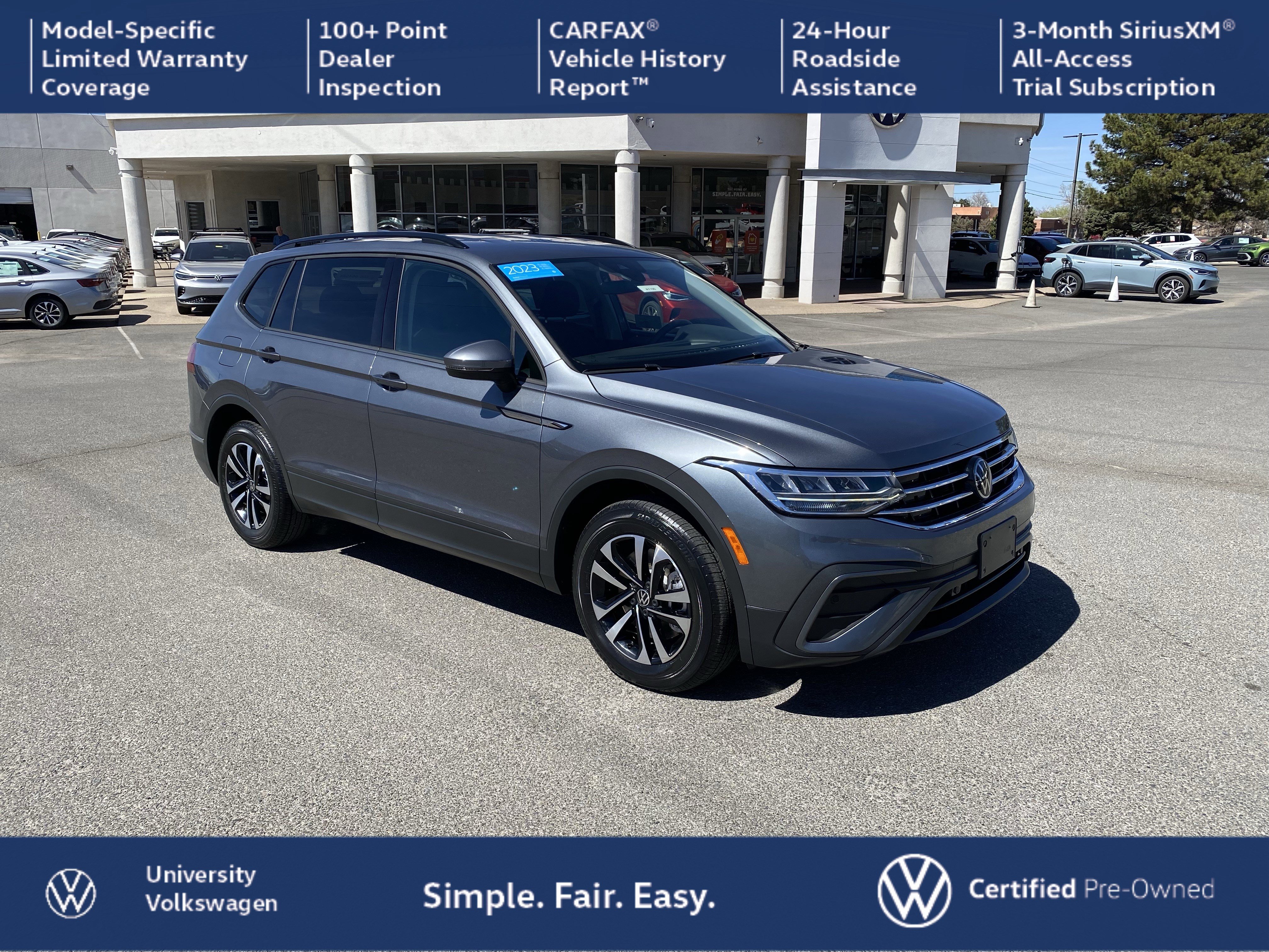 Certified 2023 Volkswagen Tiguan S w/ Driver Assistance Package image 1