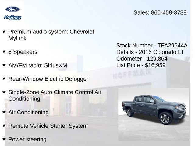 Used 2016 Chevrolet Colorado LT w/ Luxury Package, Chrome image 25