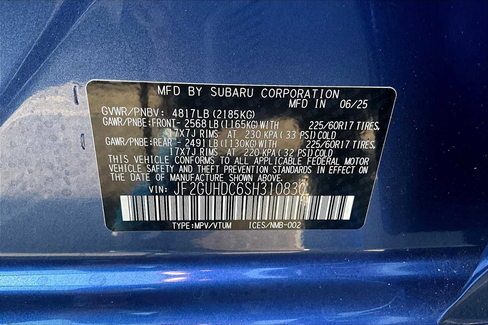 Certified 2025 Subaru Crosstrek 2.0i Premium image 19