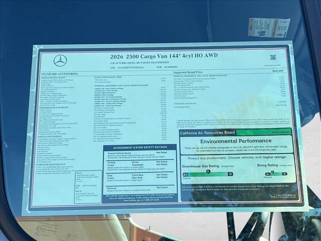 New 2026 Mercedes-Benz Sprinter 2500 image 18