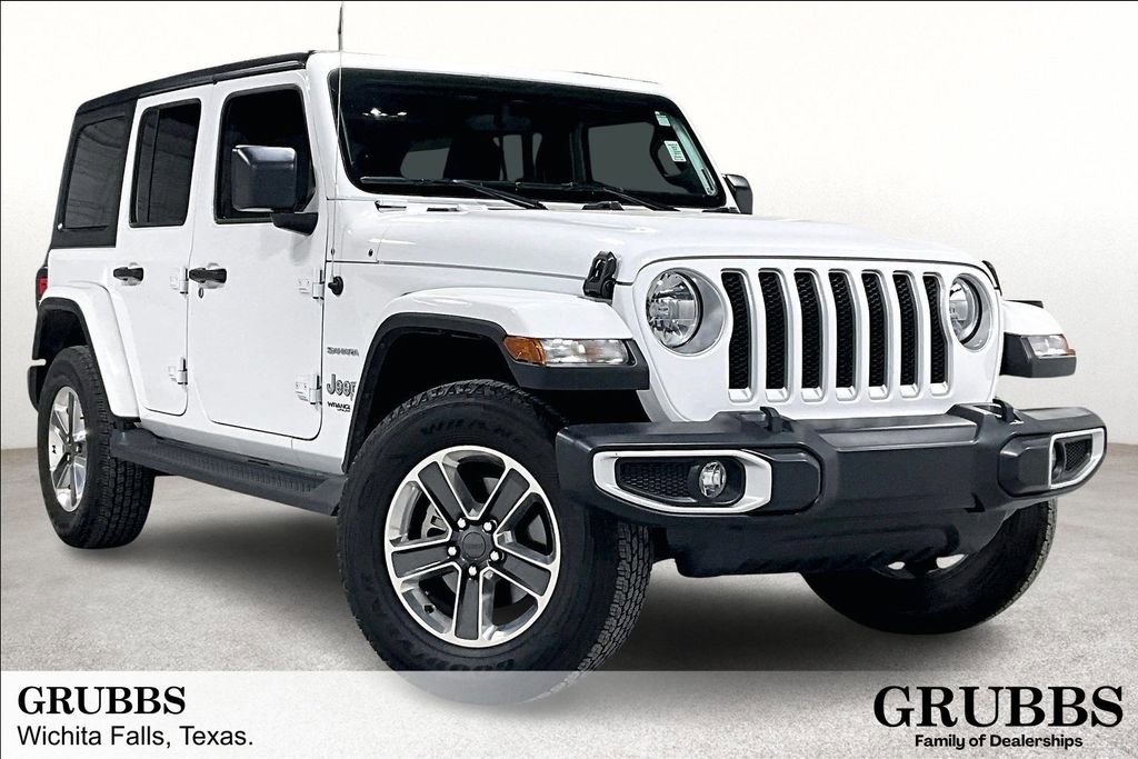 Used 2022 Jeep Wrangler Unlimited Sahara w/ Cold Weather Group image 1