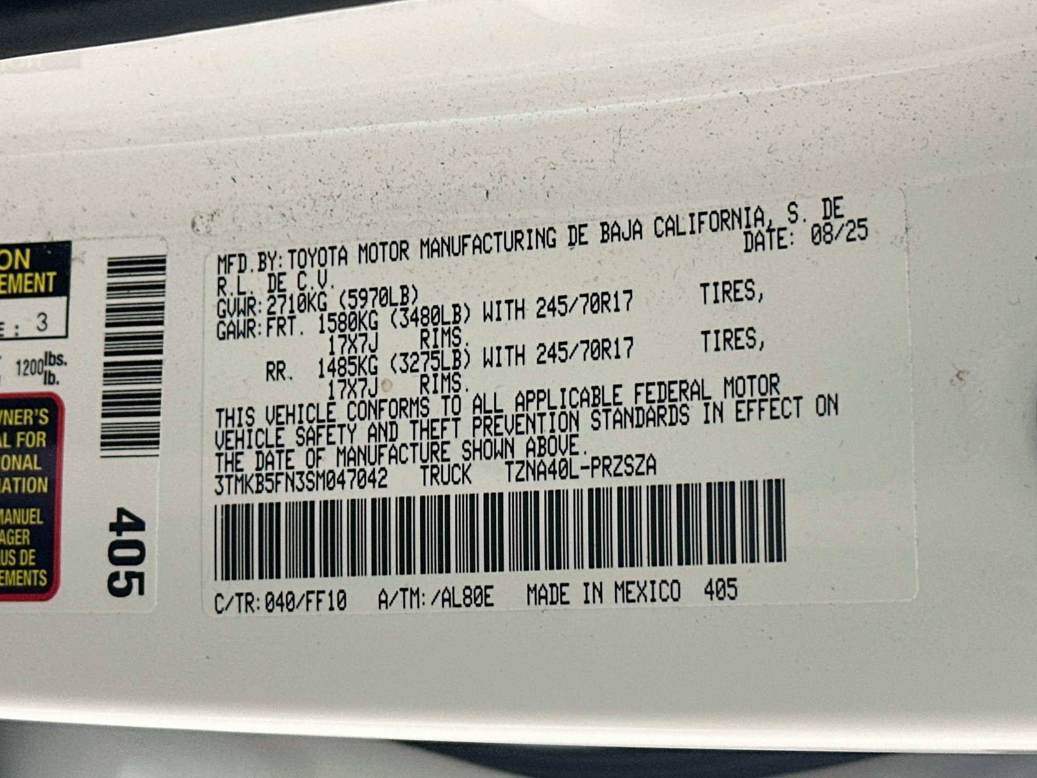 Used 2025 Toyota Tacoma SR5 RWD image 12