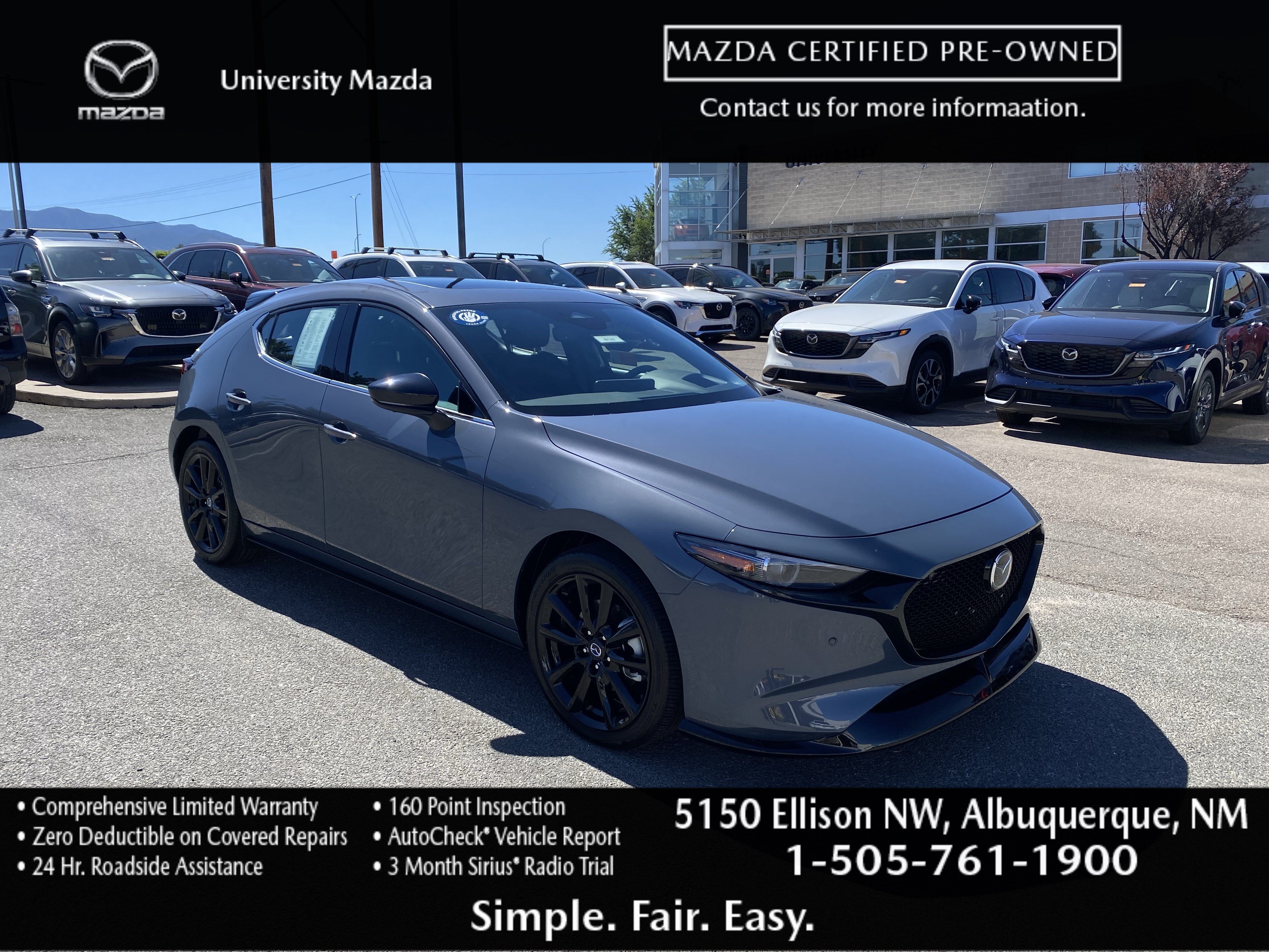 Certified 2025 MAZDA MAZDA3 Hatchback w/Premium Plus Pkg AWD/4WD image 1