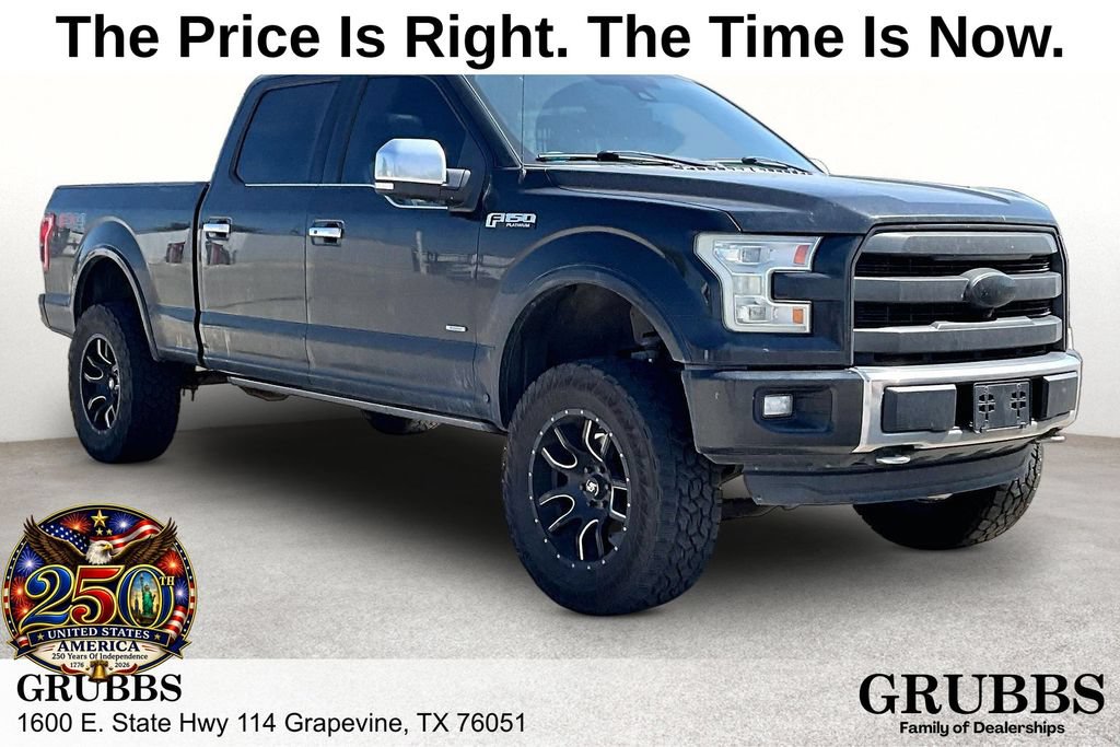 Used 2015 Ford F150 Platinum w/ Equipment Group 701A Luxury AWD/4WD video 1