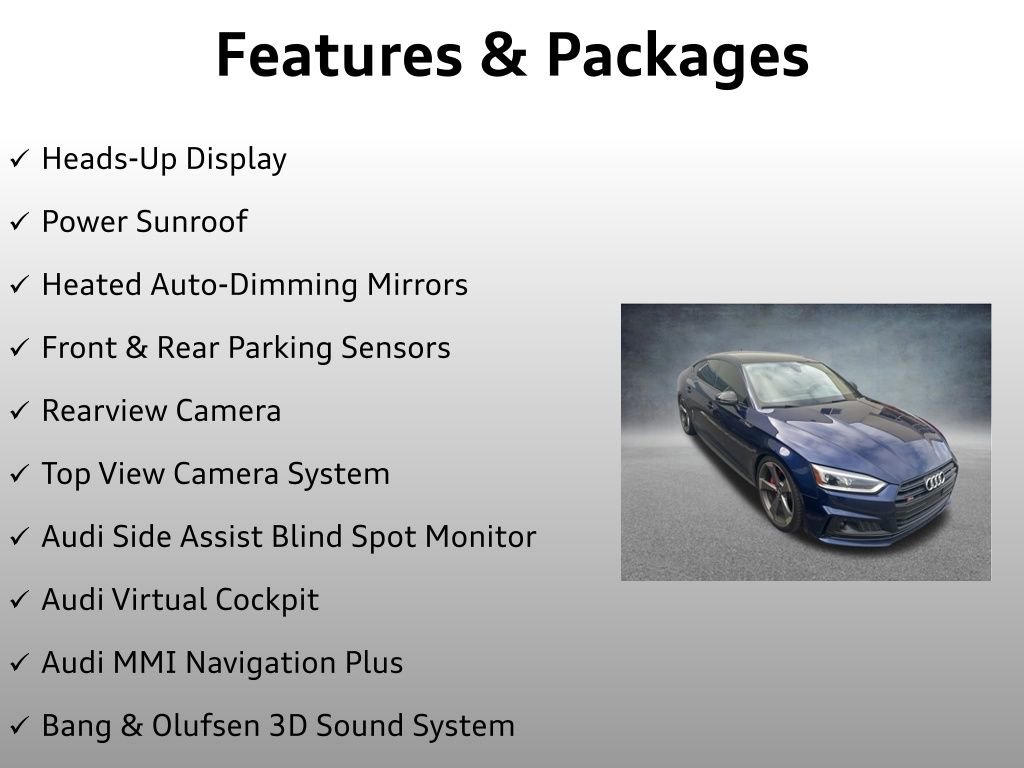 Used 2019 Audi S5 Prestige w/ S Sport Package image 8