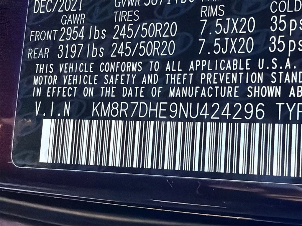 Used 2022 Hyundai Palisade Calligraphy image 34