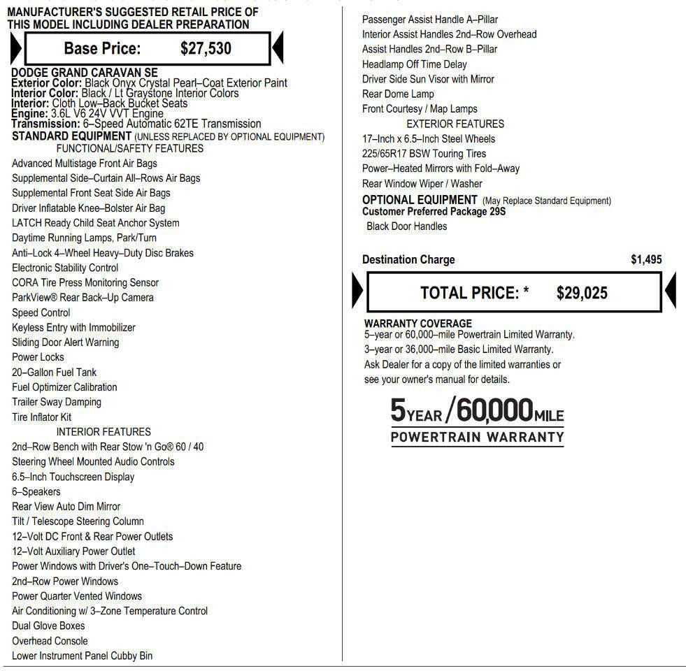 Used 2020 Dodge Grand Caravan SE image 9