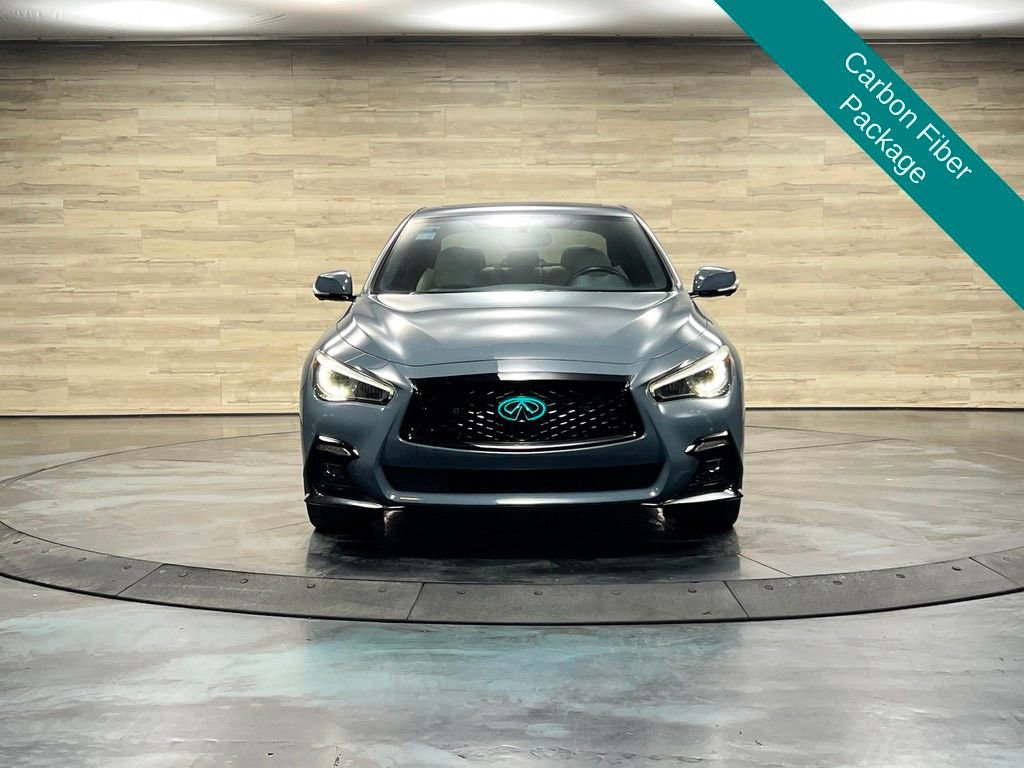 Used 2021 INFINITI Q50 Red Sport 400 w/ Carbon Fiber Package AWD/4WD image 4