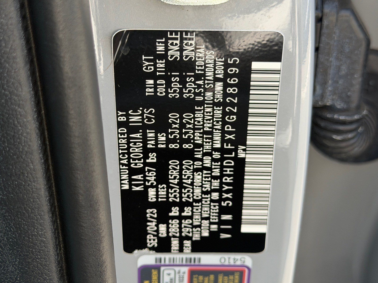 Certified 2023 Kia Sorento X-Line EX AWD/4WD image 38