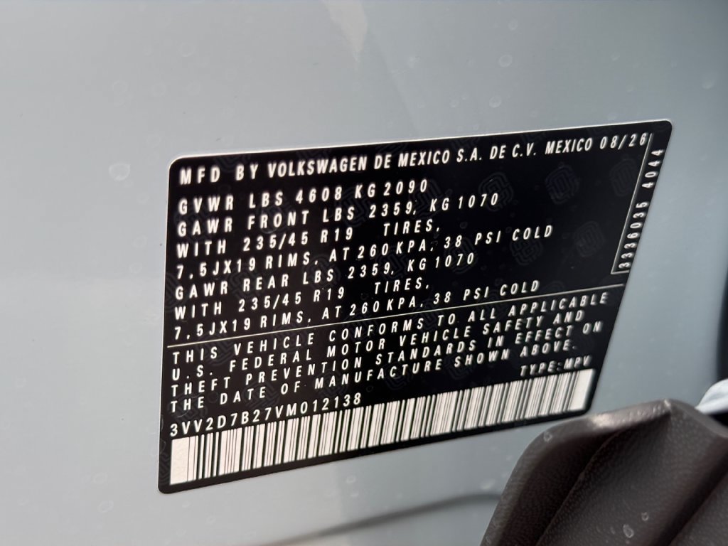 New 2027 Volkswagen Taos SE AWD/4WD image 28