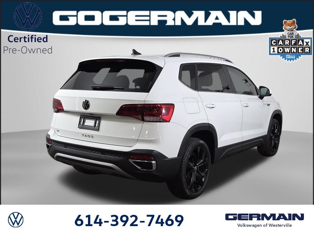 Certified 2023 Volkswagen Taos SE w/ Panoramic Sunroof Package FWD image 7