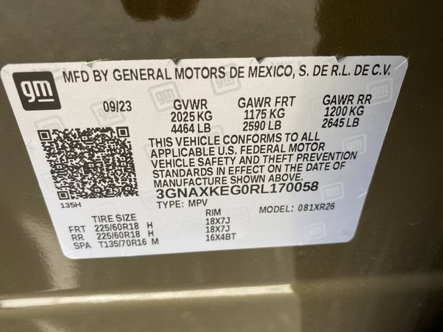 Certified 2024 Chevrolet Equinox LT w/ LPO, Floor Liner Package FWD image 26