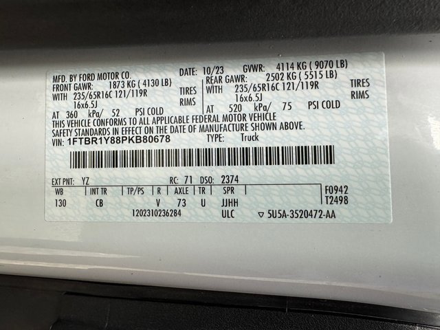 Used 2023 Ford Transit 250 Low Roof w/ Exterior Upgrade Package image 34