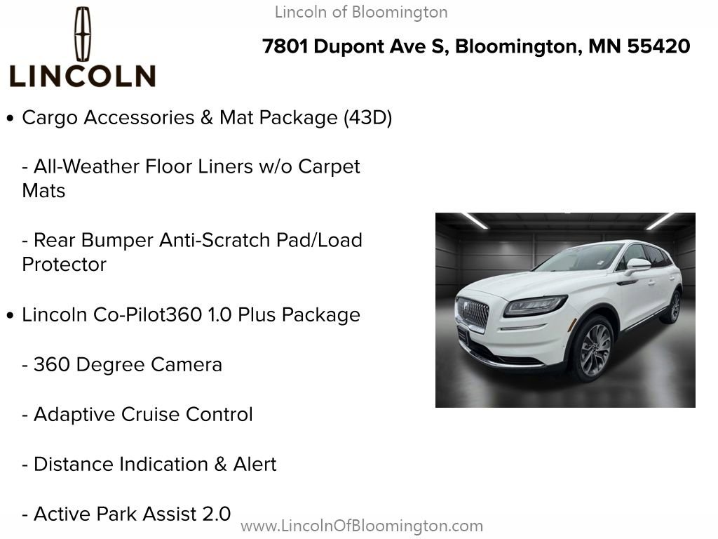 Certified 2023 Lincoln Nautilus Reserve w/ Equipment Group 201A image 9