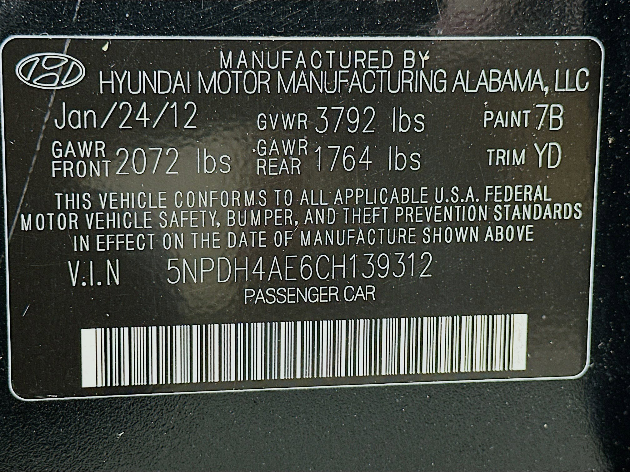 Used 2012 Hyundai Elantra Limited w/ Technology Pkg 5 FWD image 12