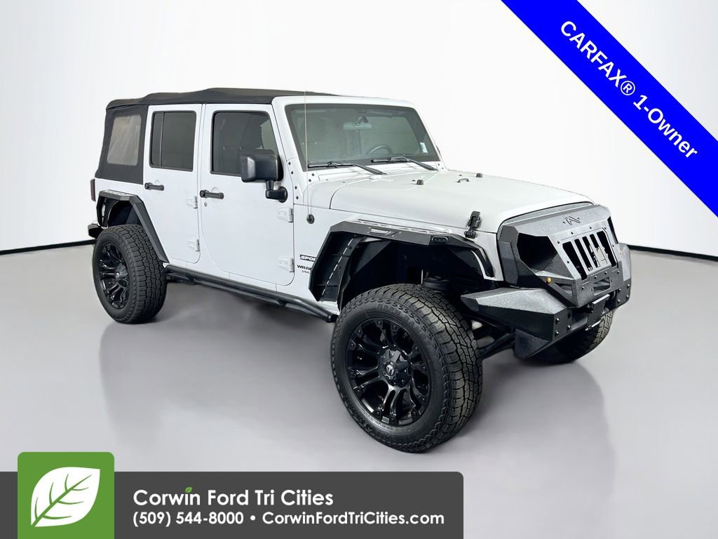 Used 2016 Jeep Wrangler Unlimited Sport w/ Max Tow Package image 1