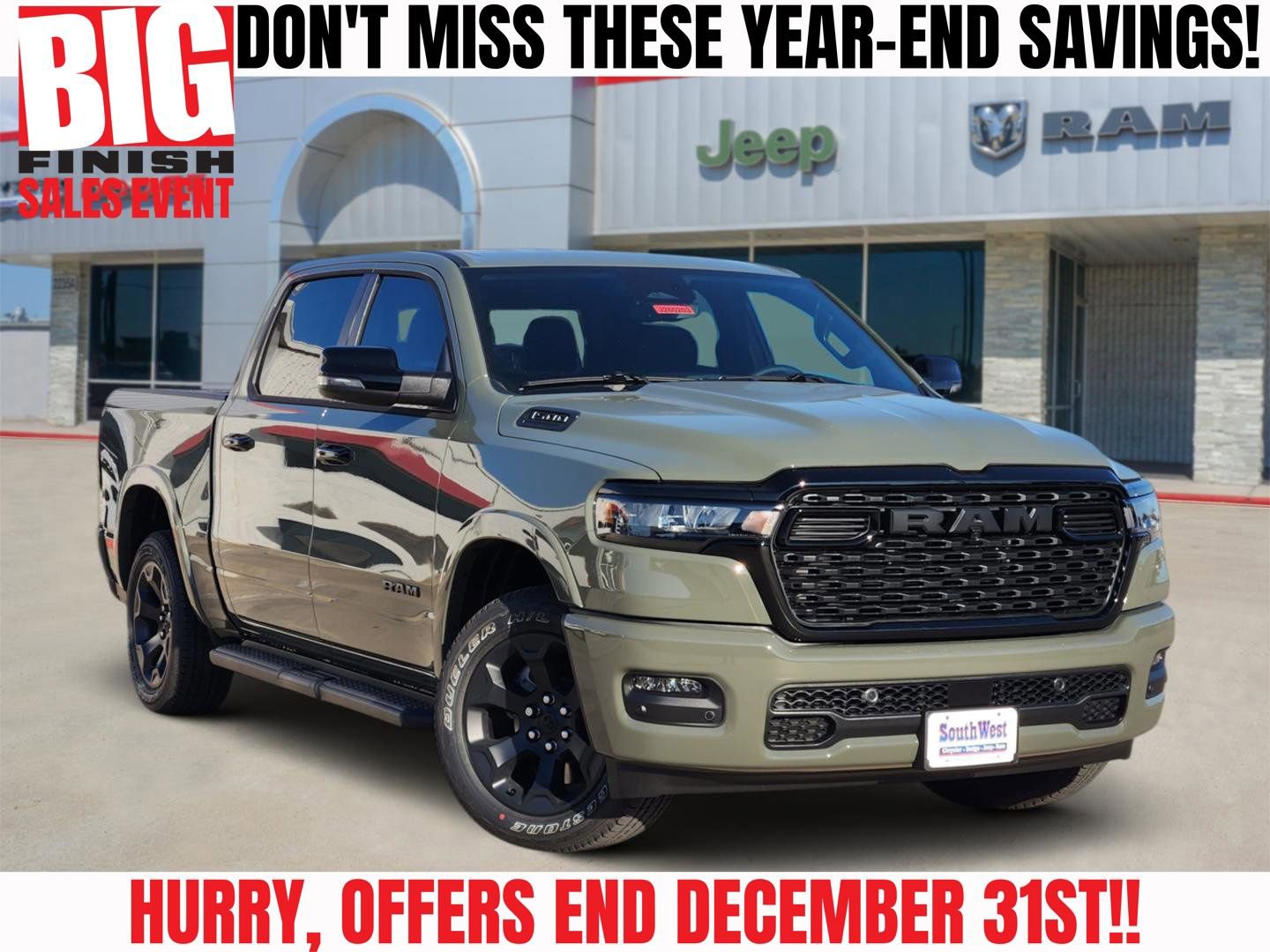 New 2026 RAM 1500 4x4 Crew Cab image 1