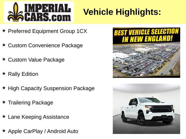 Used 2024 Chevrolet Silverado 1500 Custom w/ Rally Edition AWD/4WD image 8