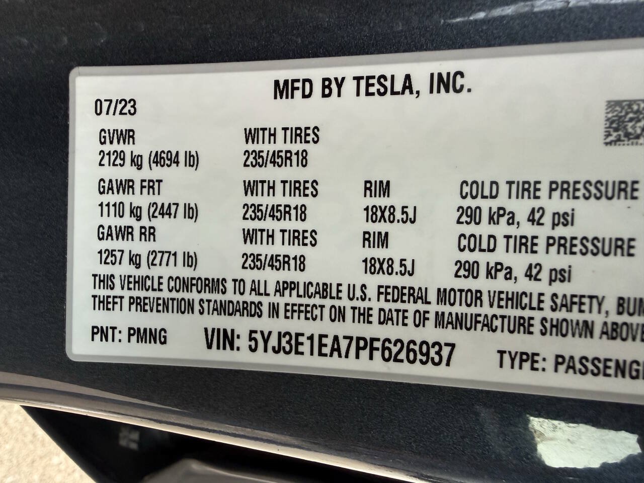 Used 2023 Tesla Model 3 Standard Range RWD image 31