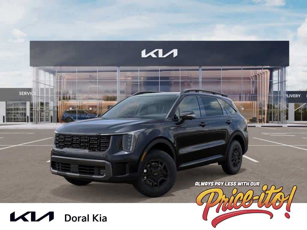 Certified 2025 Kia Sorento SX Prestige w/ Olive Brown Leather Package