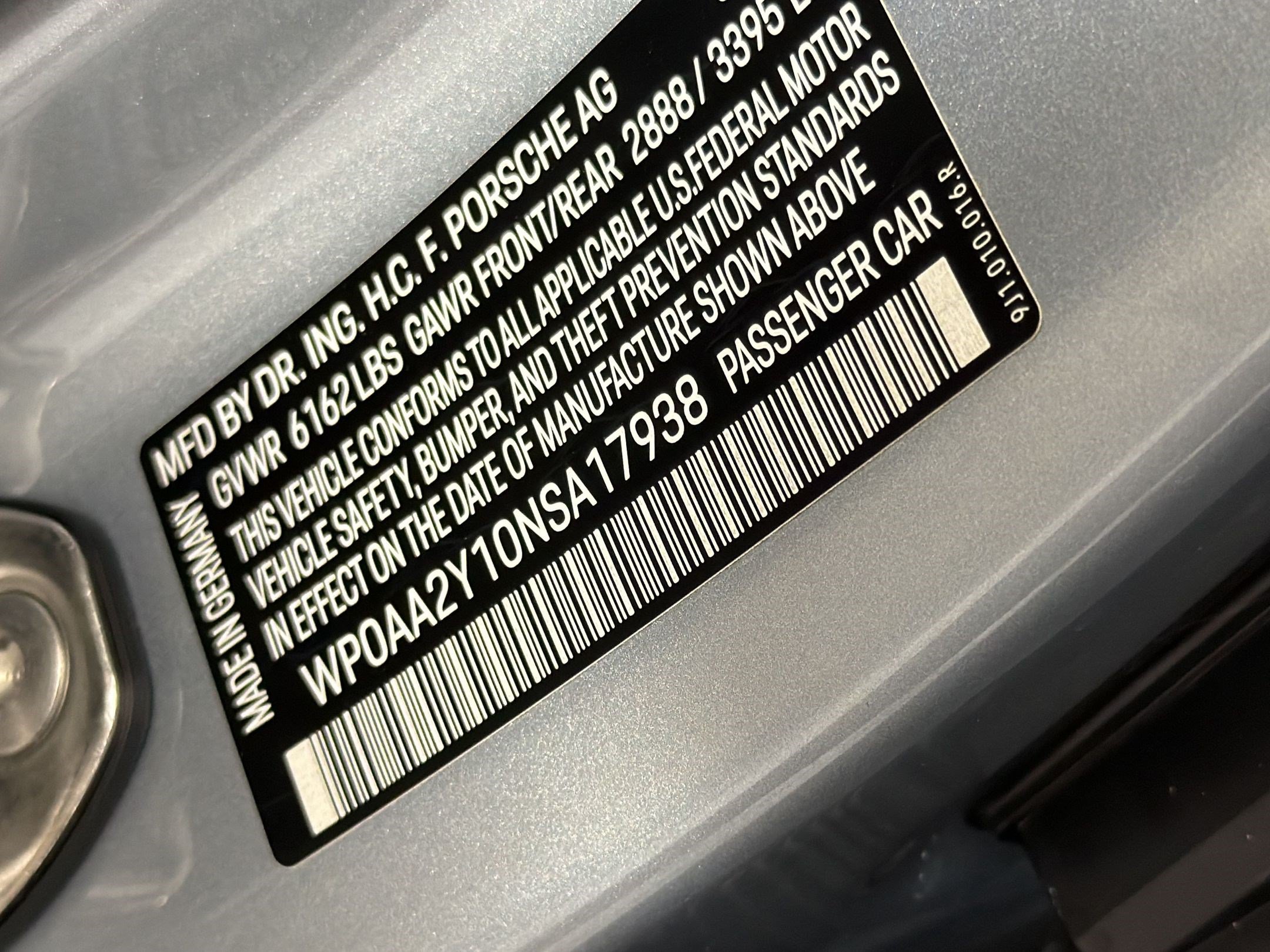 Certified 2022 Porsche Taycan RWD image 30