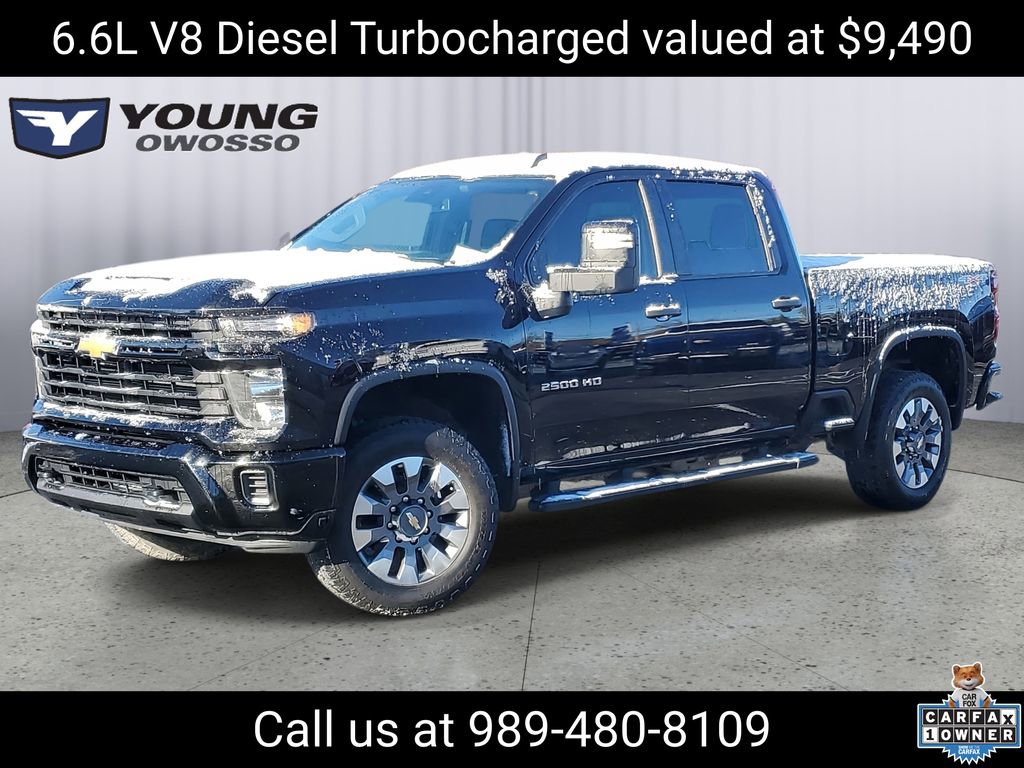 Certified 2024 Chevrolet Silverado 2500 Custom w/ Custom Value Package 360° Tour