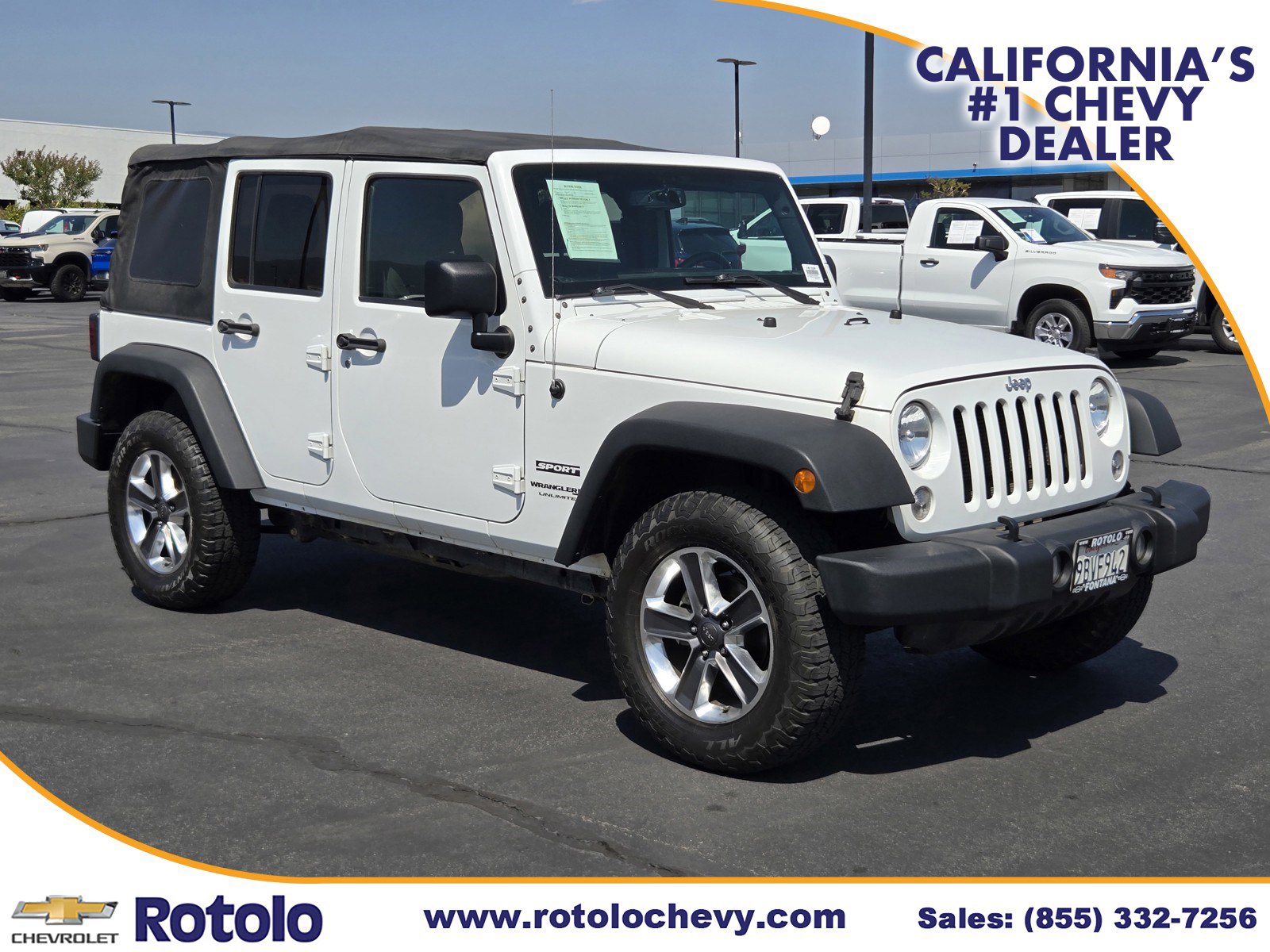 Used 2018 Jeep Wrangler Unlimited Sport S AWD/4WD image 1