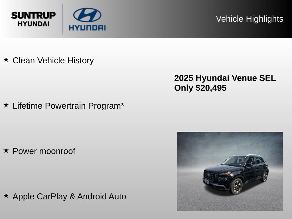 Used 2025 Hyundai Venue SEL FWD image 8