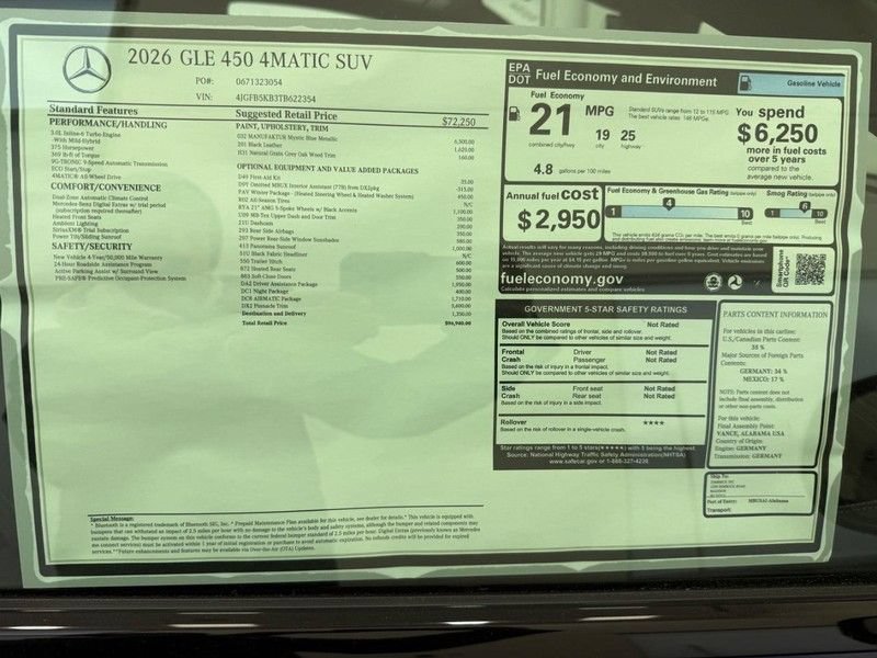 New 2026 Mercedes-Benz GLE 450 4MATIC image 4