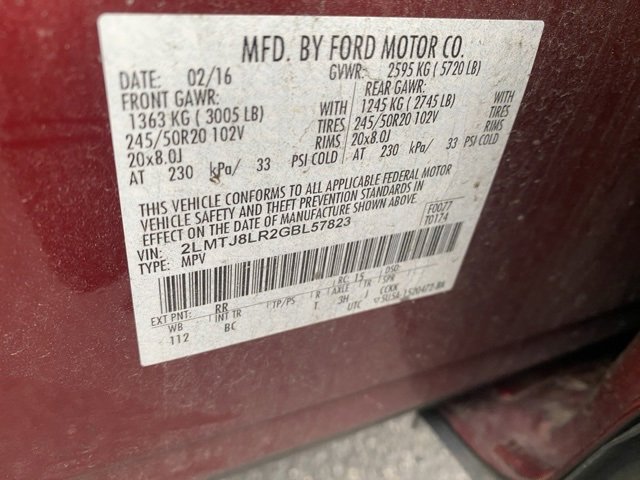 Used 2016 Lincoln MKX Reserve w/ Driver Assistance Package image 7