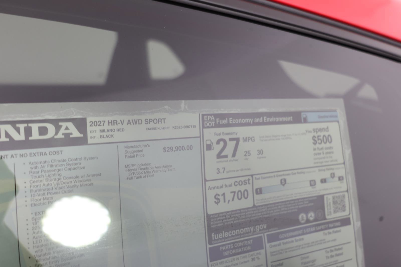 New 2027 Honda HR-V Sport image 26