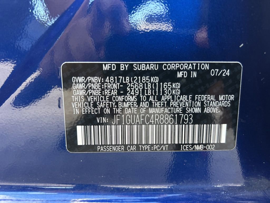 Used 2024 Subaru Impreza 2.0i Sport image 43