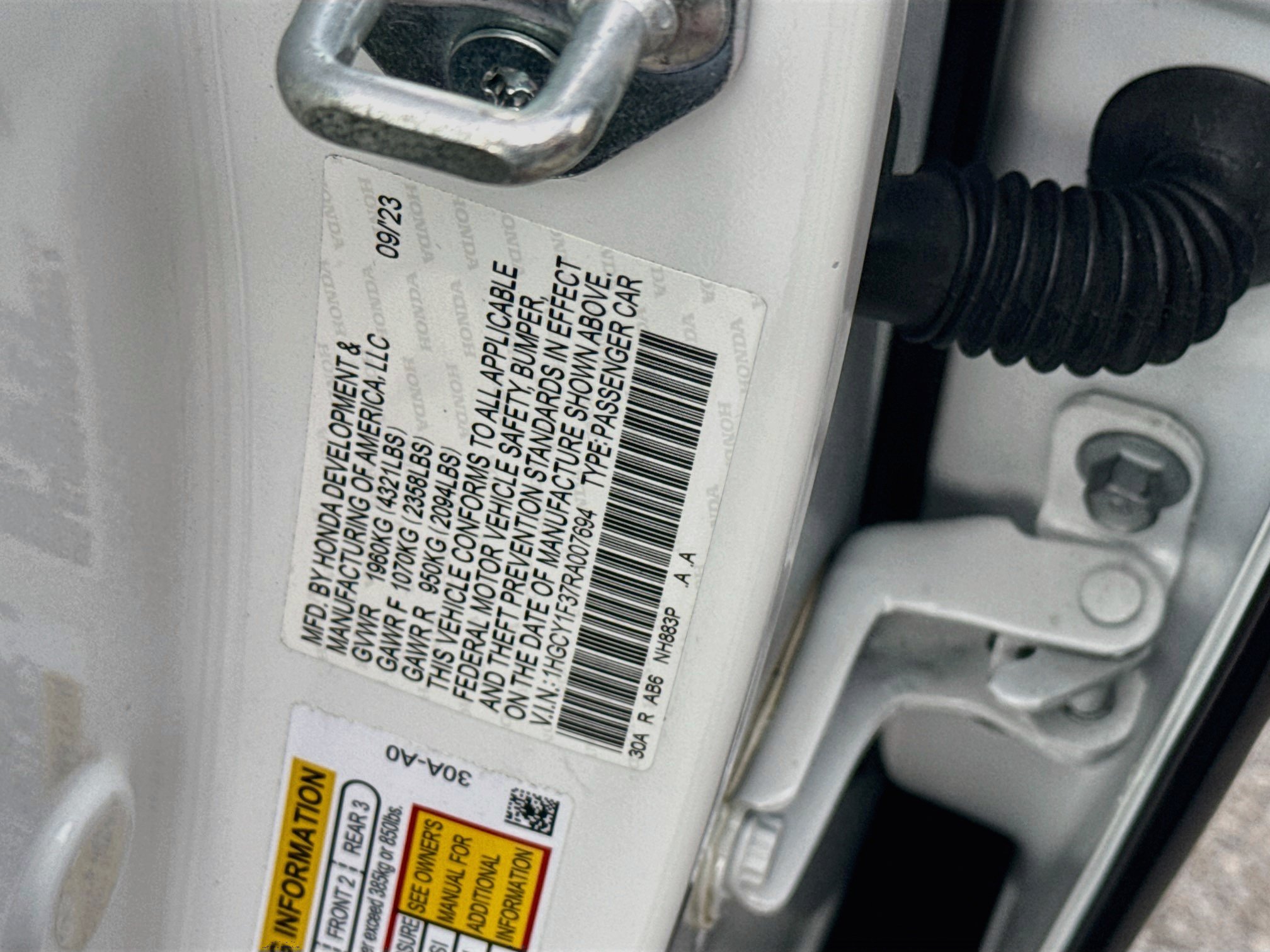 Certified 2024 Honda Accord EX image 36