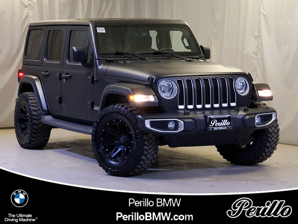 Used 2019 Jeep Wrangler Unlimited Sahara w/ Uconnect 4C Nav & Sound Group AWD/4WD video 1