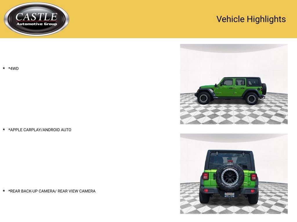 Used 2019 Jeep Wrangler Unlimited Sport AWD/4WD image 3