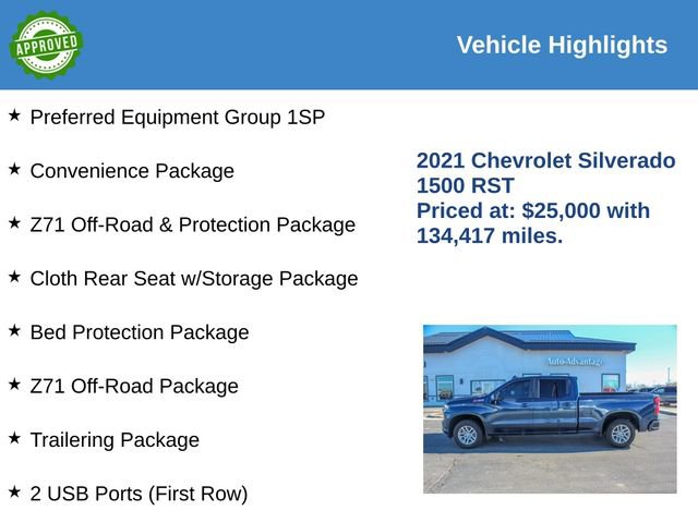 Used 2021 Chevrolet Silverado 1500 RST AWD/4WD image 2