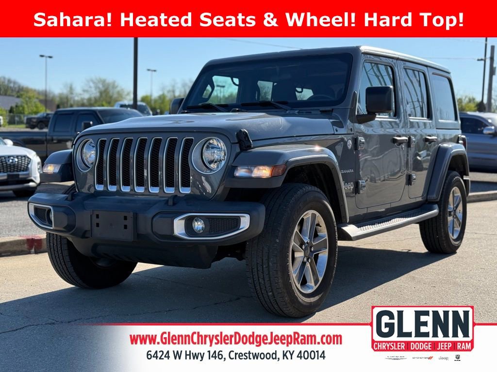 Used 2018 Jeep Wrangler Unlimited Sahara w/ Cold Weather Group image 1