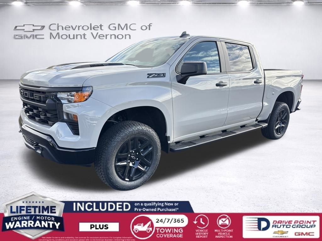 New 2026 Chevrolet Silverado 1500 Custom Trail Boss w/ Dark Appearance Package