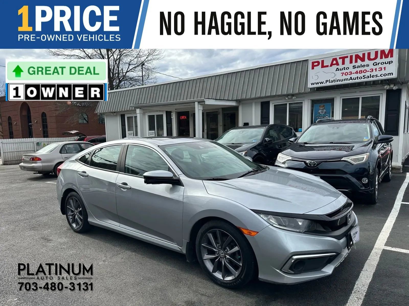 Used 2020 Honda Civic EX